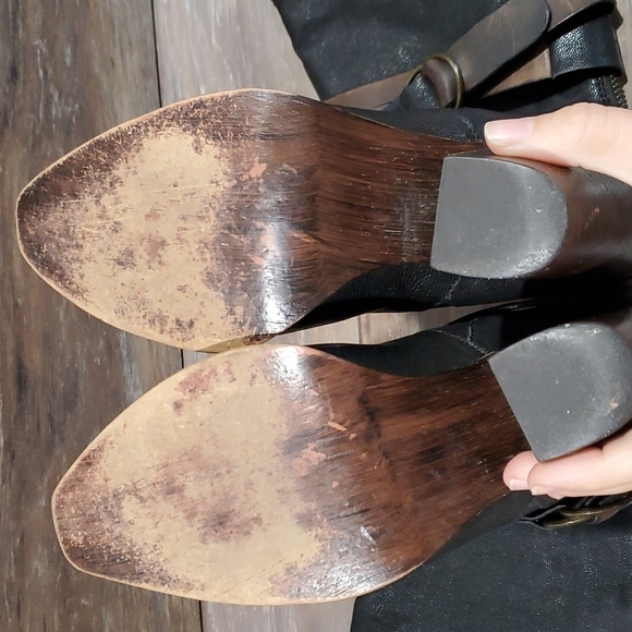 Steve Madden Rockiie Riding tall heels booties shoes sz 6B - Picture 10 of 12